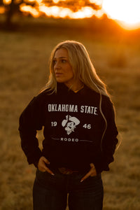 B/W Pistol Pete Rodeo Hoodie