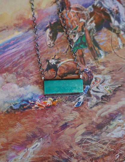 Turquoise Bar Necklaces