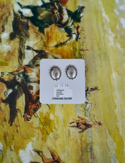 Concho Stud Earrings