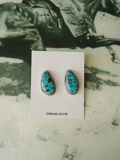 Donovan Nez Turquoise Stud Earrings