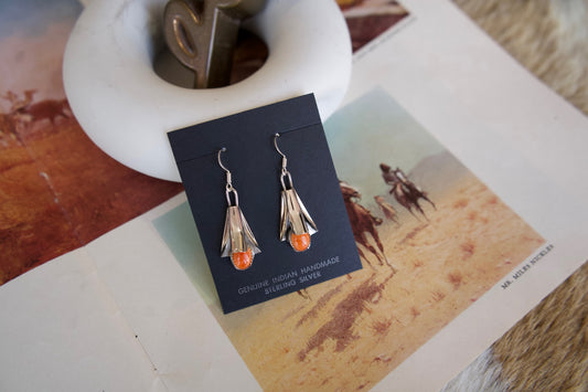 Louise Yazzie Spiny Oyster Earrings