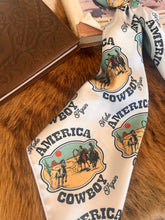 Load image into Gallery viewer, DiYDCo Line - White Make America Cowboy Wild Rag