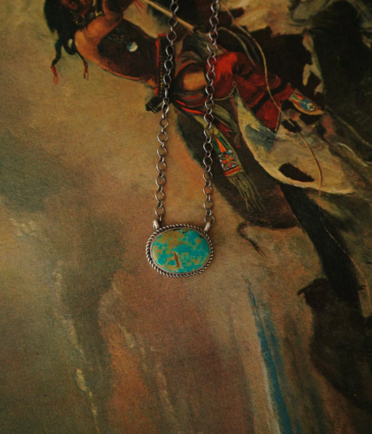 Antionette Martinez Round Turquoise Necklaces