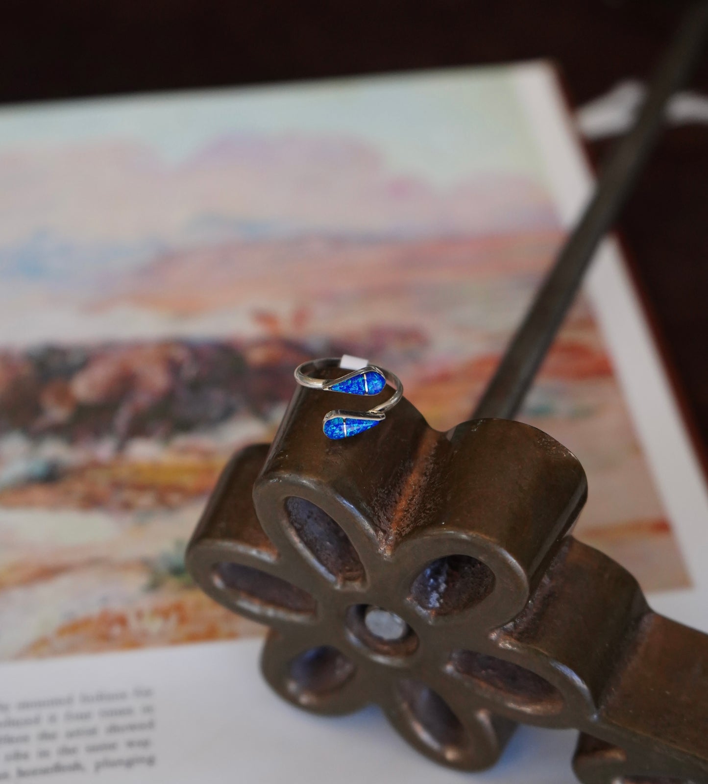 Velda Nastacio 2 Stone Opal Rings - Adj