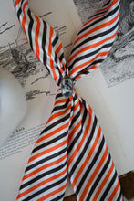 Load image into Gallery viewer, Black &amp; Orange Stripes Wild Rag