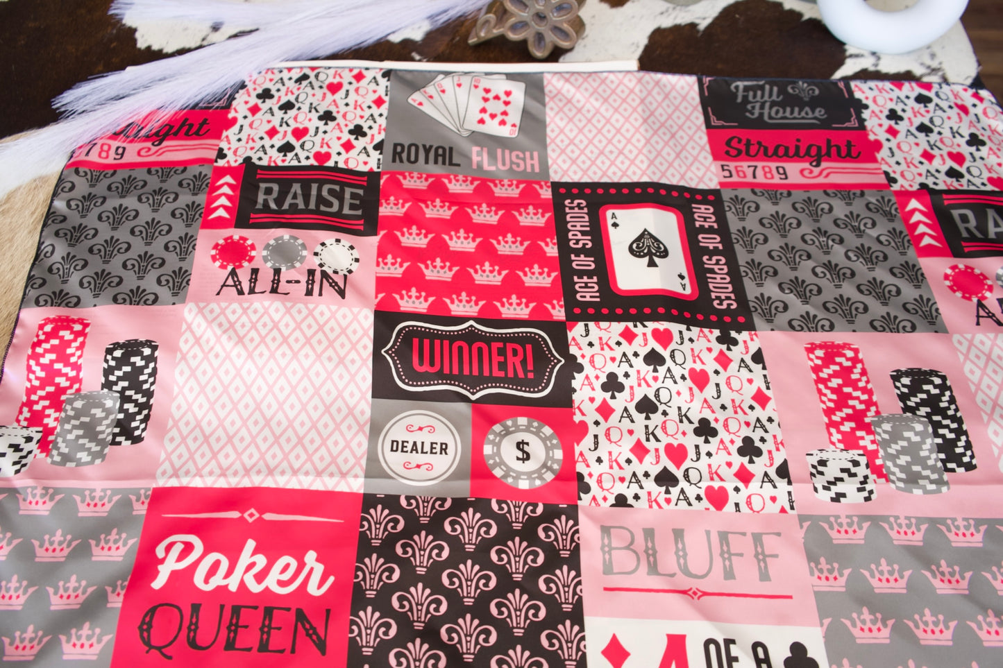 Patchwork Pink All In Wild Rag