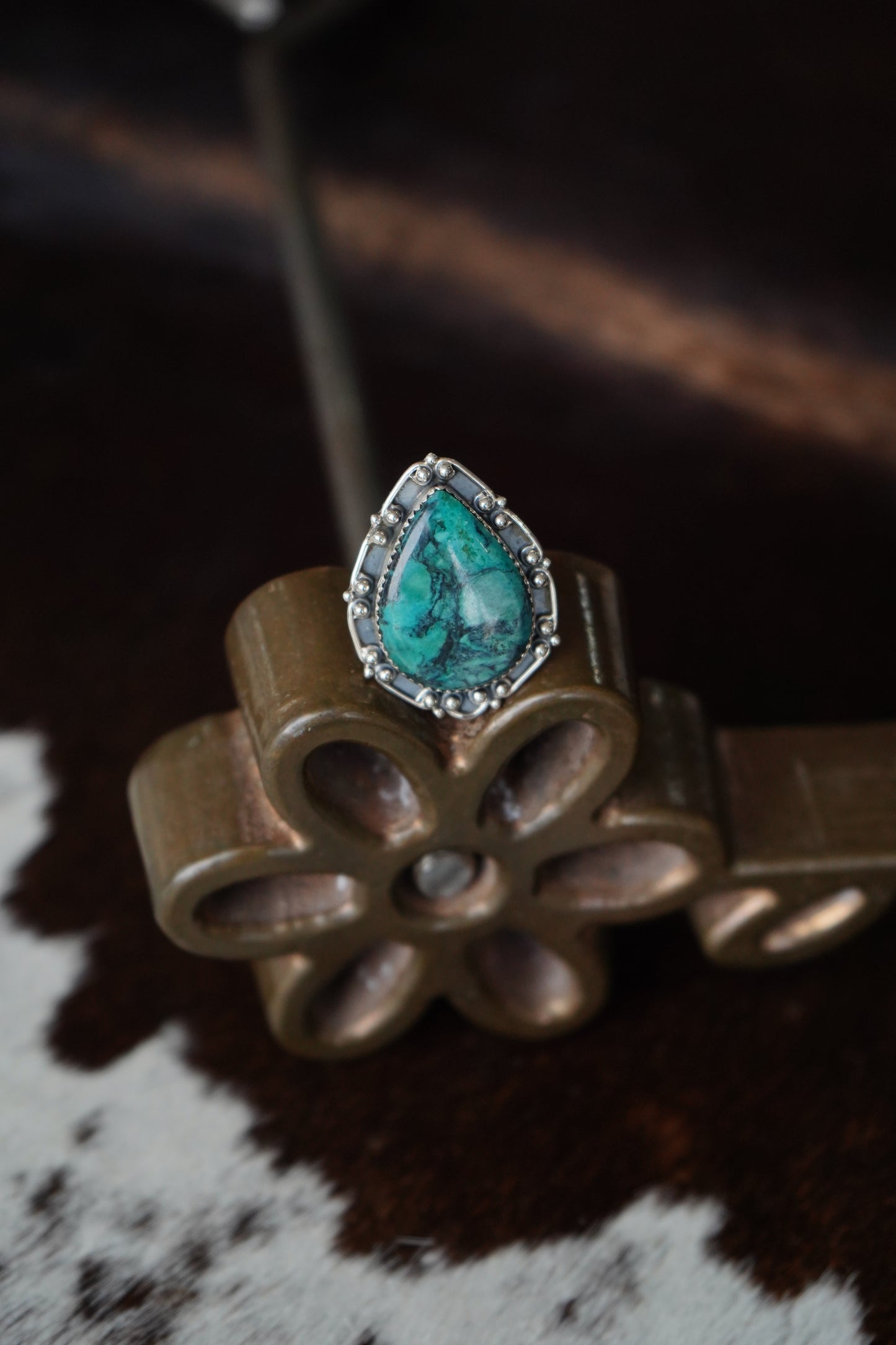 Lander Turquoise Rings - Adjustable