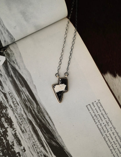 Turquoise Lightening Bolt Necklaces