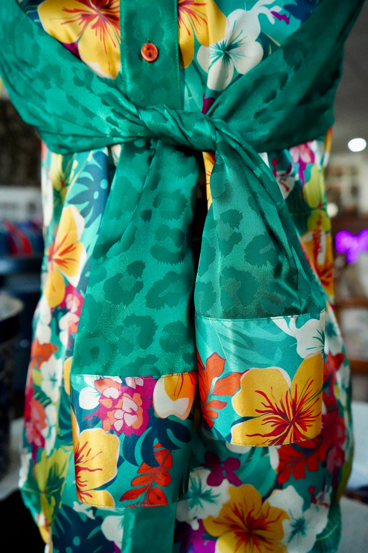 Daisy Original Green Hawaiian w/ Green Cheetah - Size 10