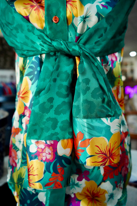 Daisy Original Green Hawaiian w/ Green Cheetah - Size 10
