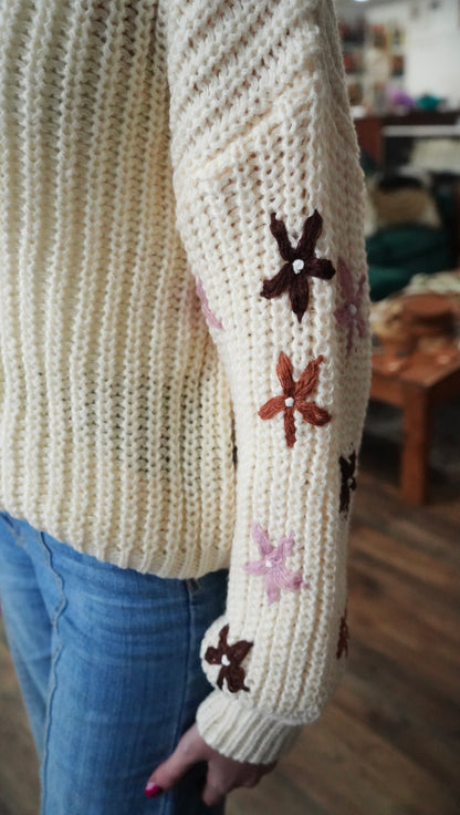 Daisy Flower Sweater