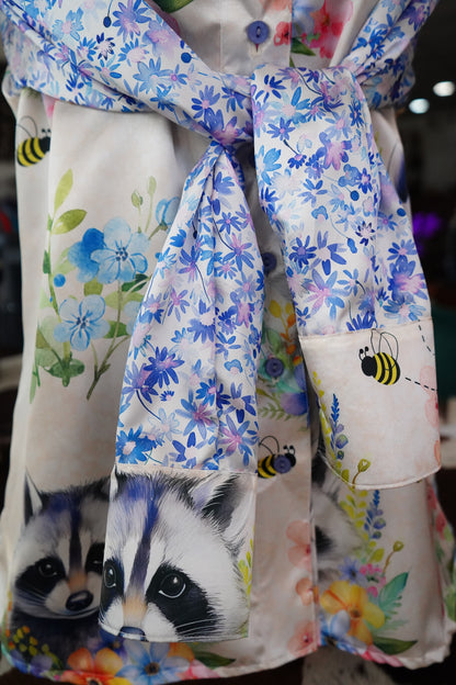 Daisy Original Floral Raccoon w/ Lilac Floral - Size 12