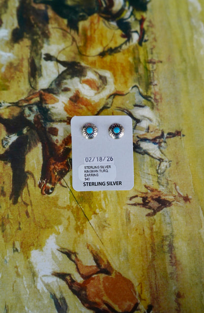 Concho Stud Earrings