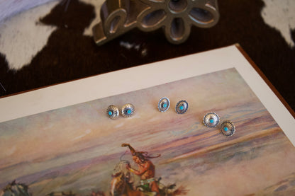 Dainty Daily Turquoise Earrings