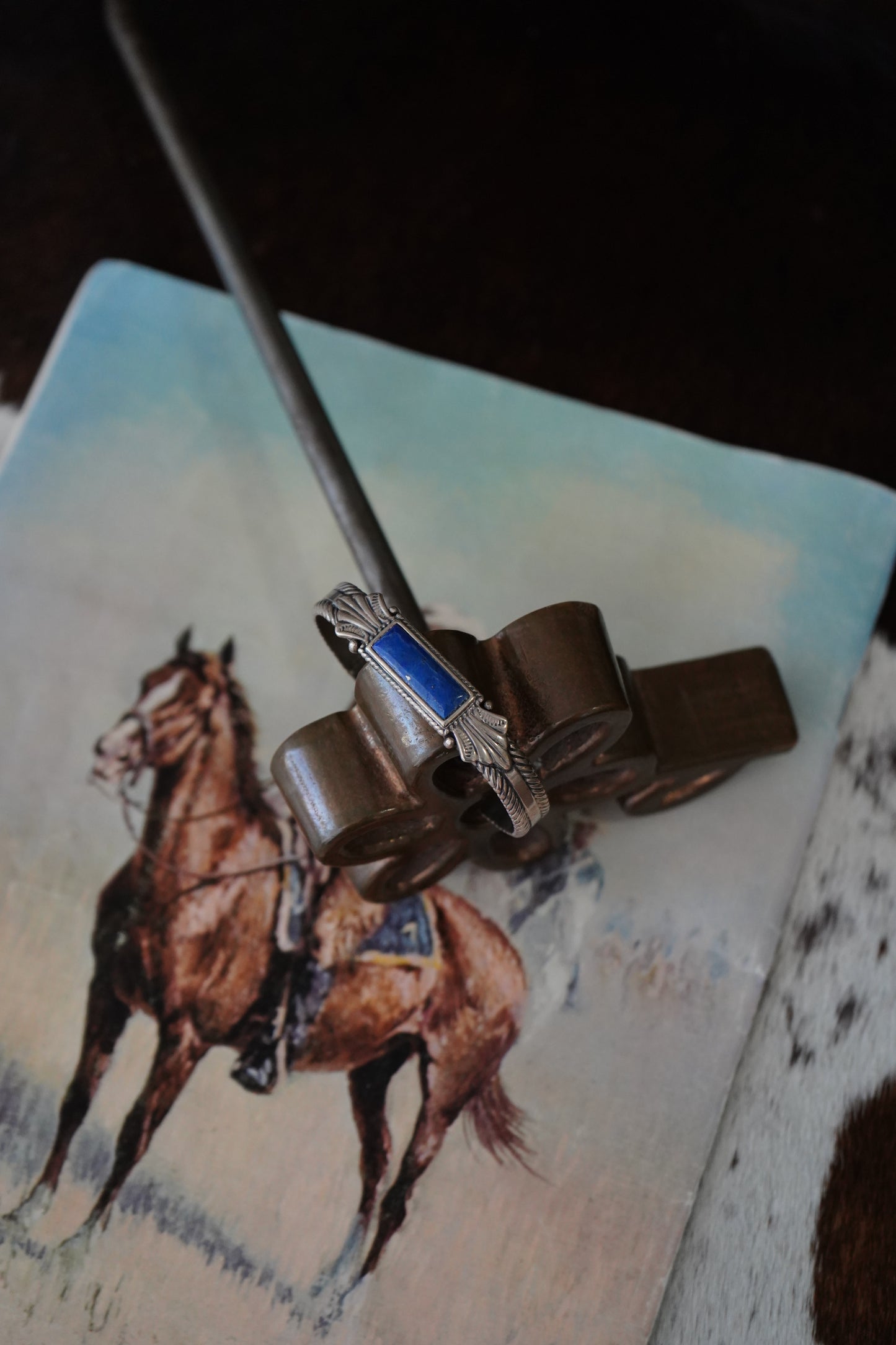 Vintage Lapis-Lazoli Cuff