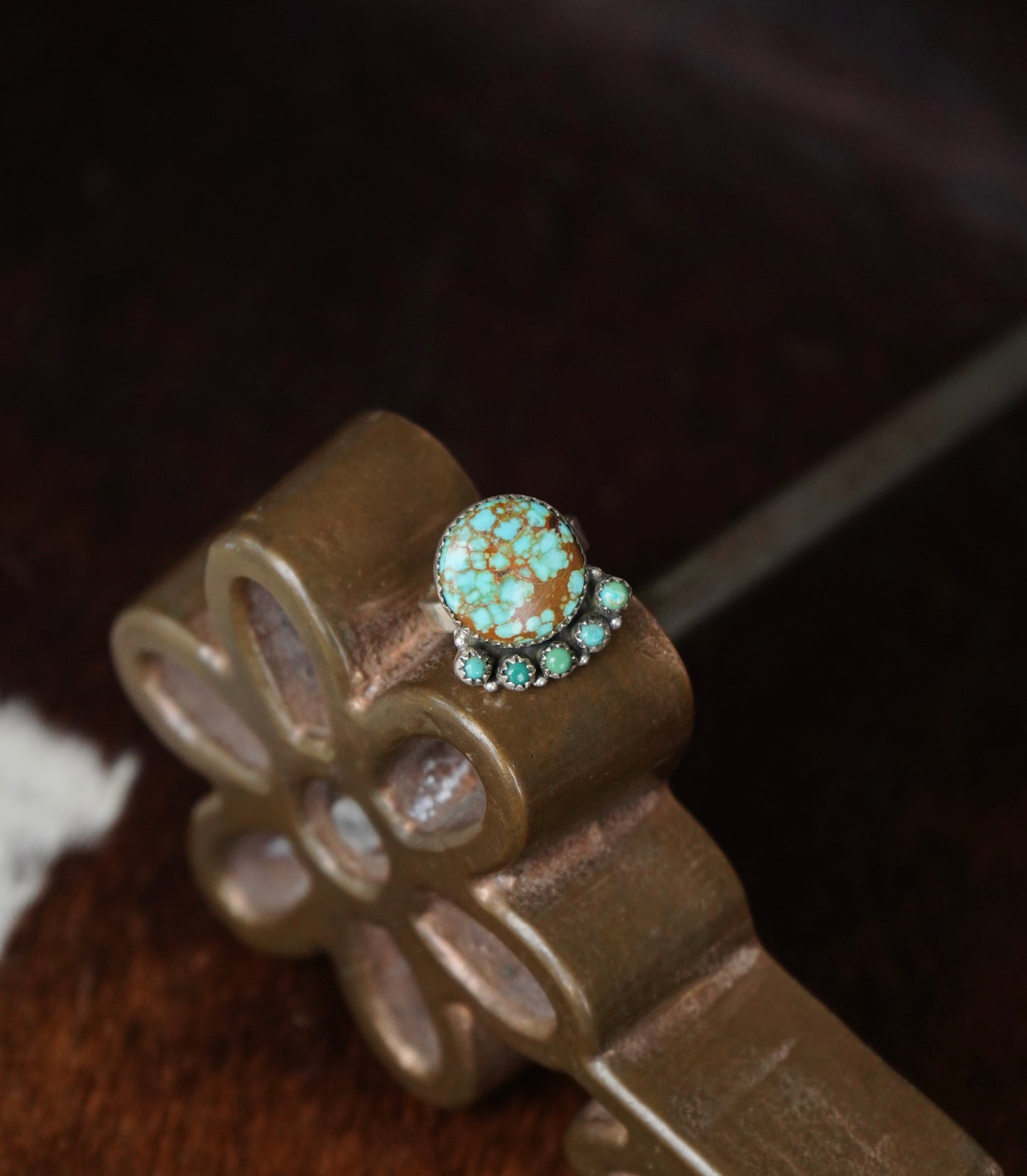 TBP - #8 Turquoise Cluster Ring