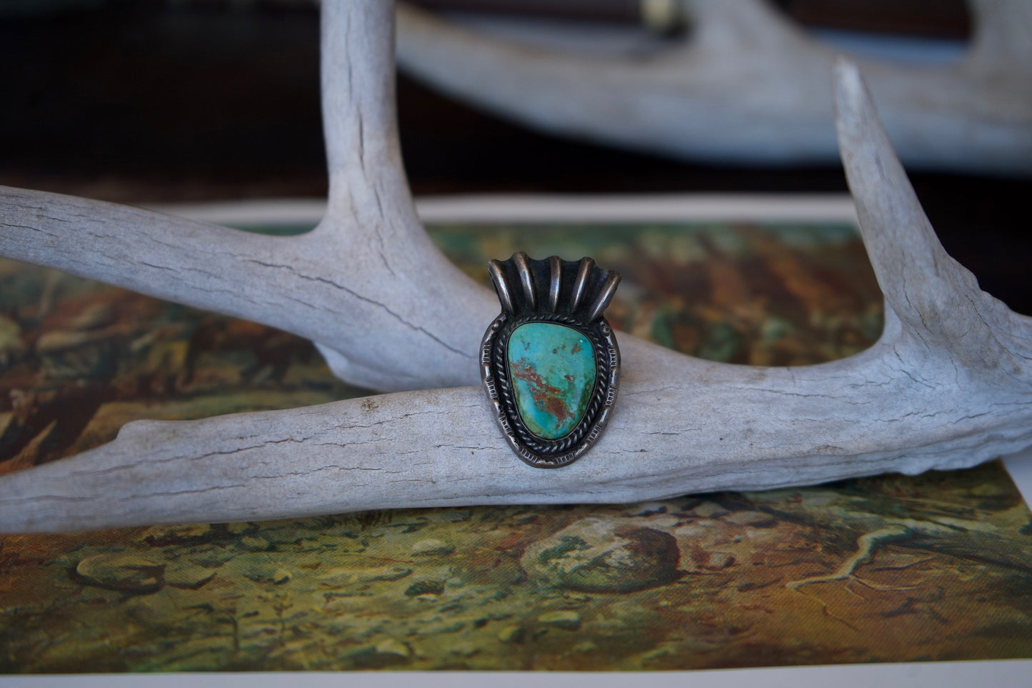Vintage Statement Bear Paw Ring - Sz 11