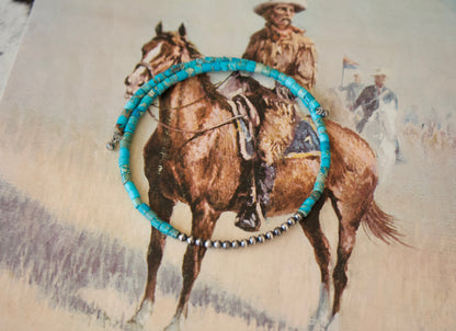 Turquoise Navajo Pearl Memory Chokers