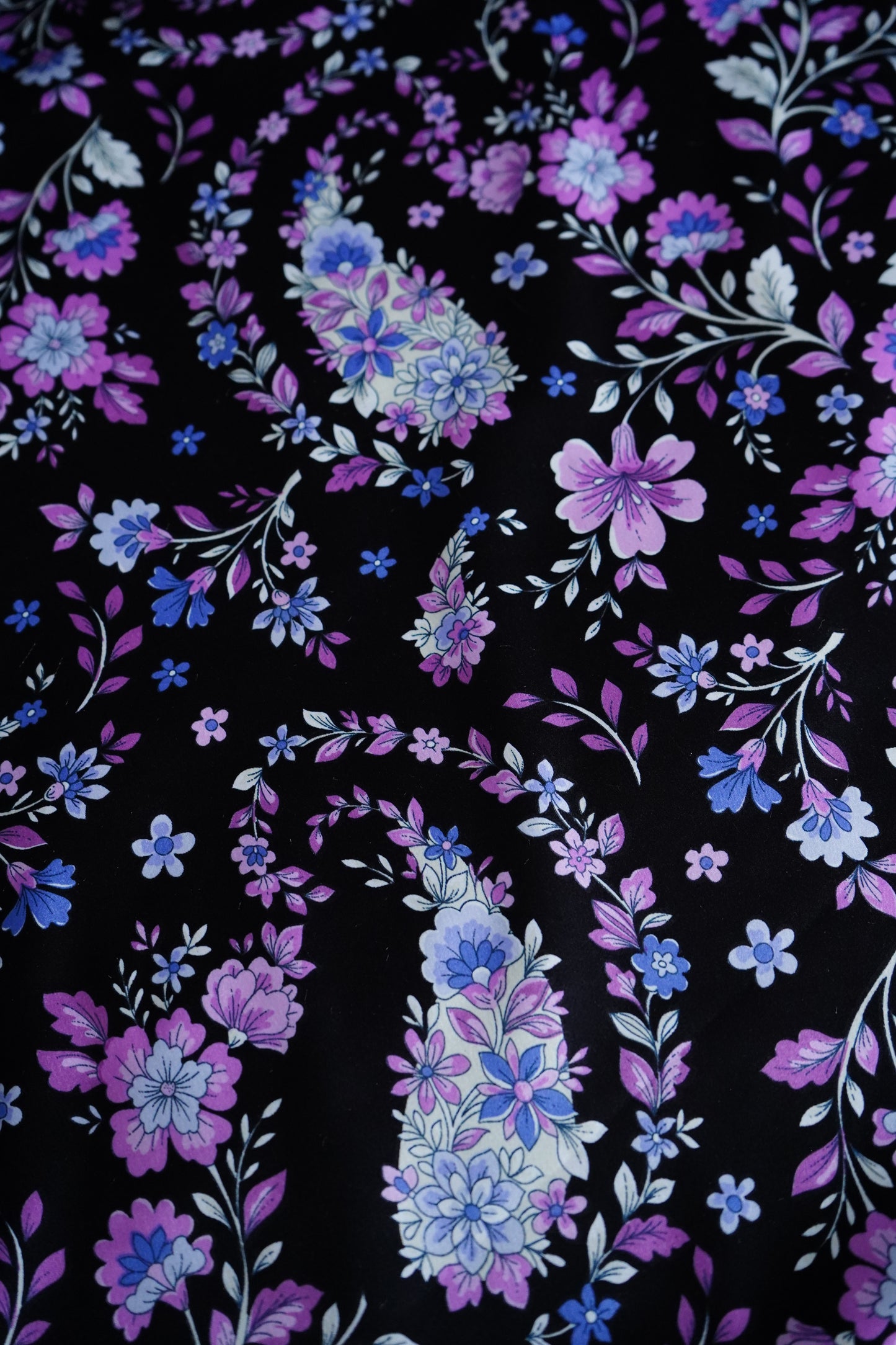 Pink & Lavender Floral Paisley Wild Rag