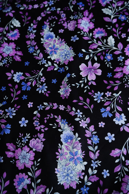 Pink & Lavender Floral Paisley Wild Rag