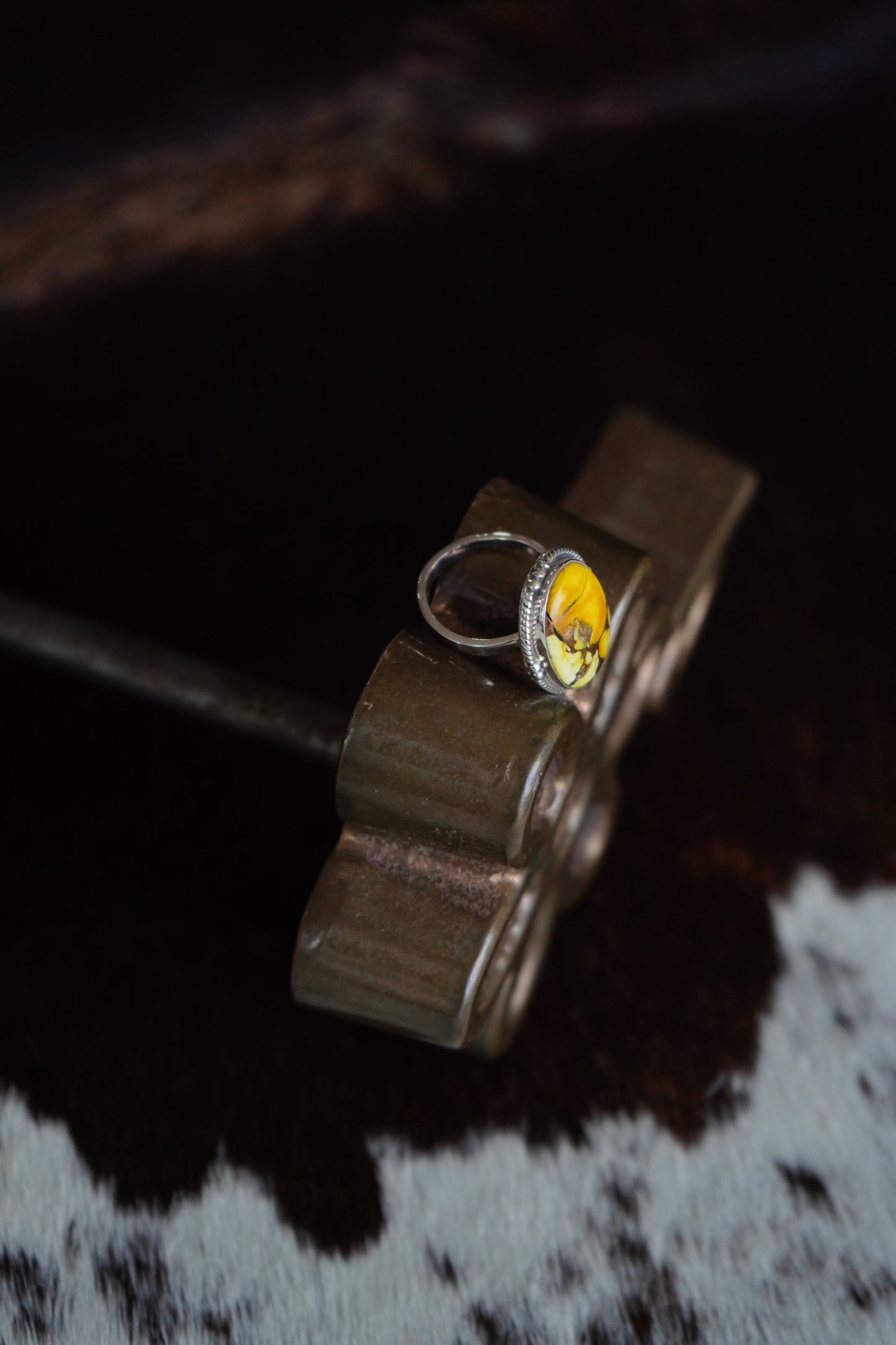 Honey Dahlia Rings - Adjustable