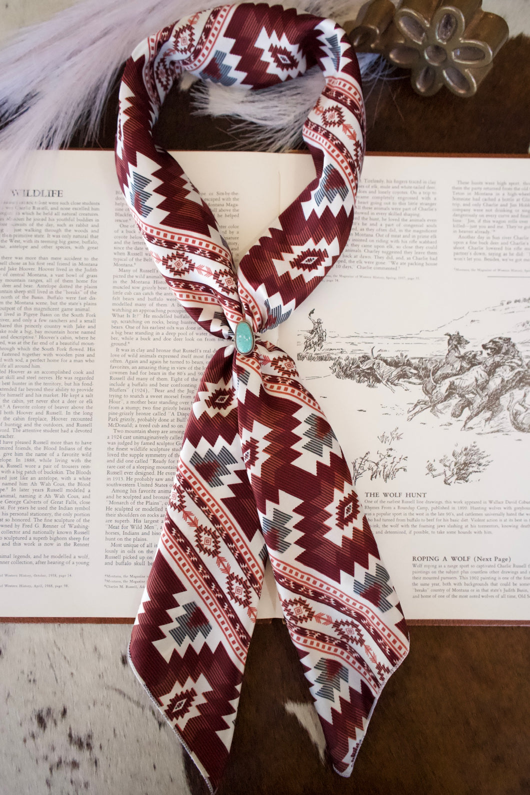 Montana Aztec Double Sided Wild Rag