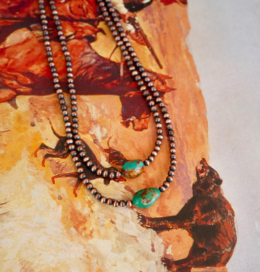 Copper & Turquoise Necklace