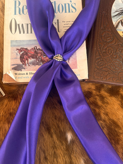 Purple Solid Wild Rag