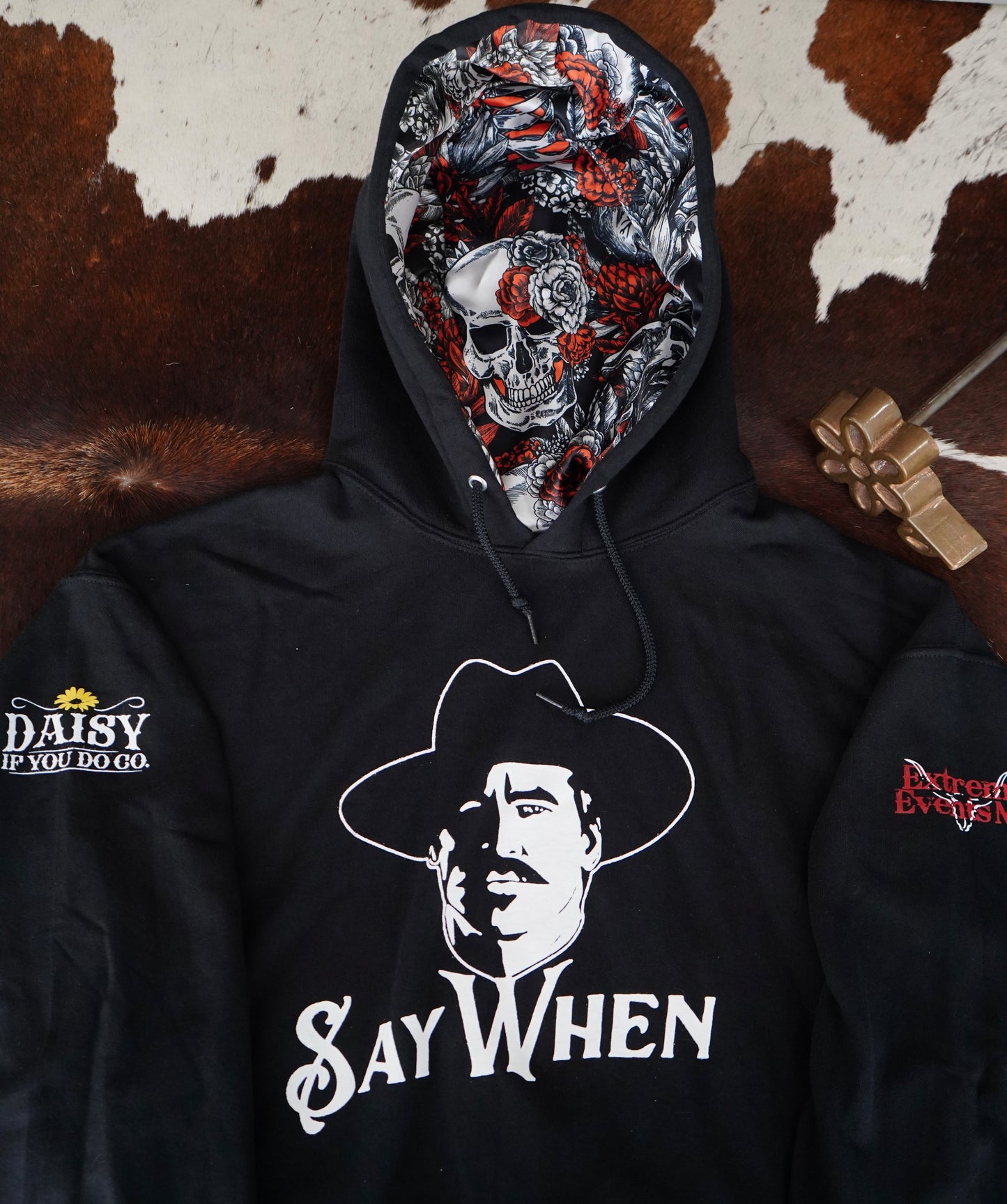 Say When Satin Lined Hooded Sweatshirts