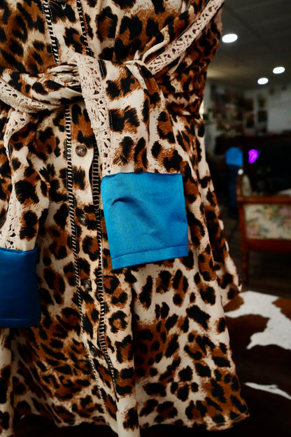 Leopard Lace Button Downs