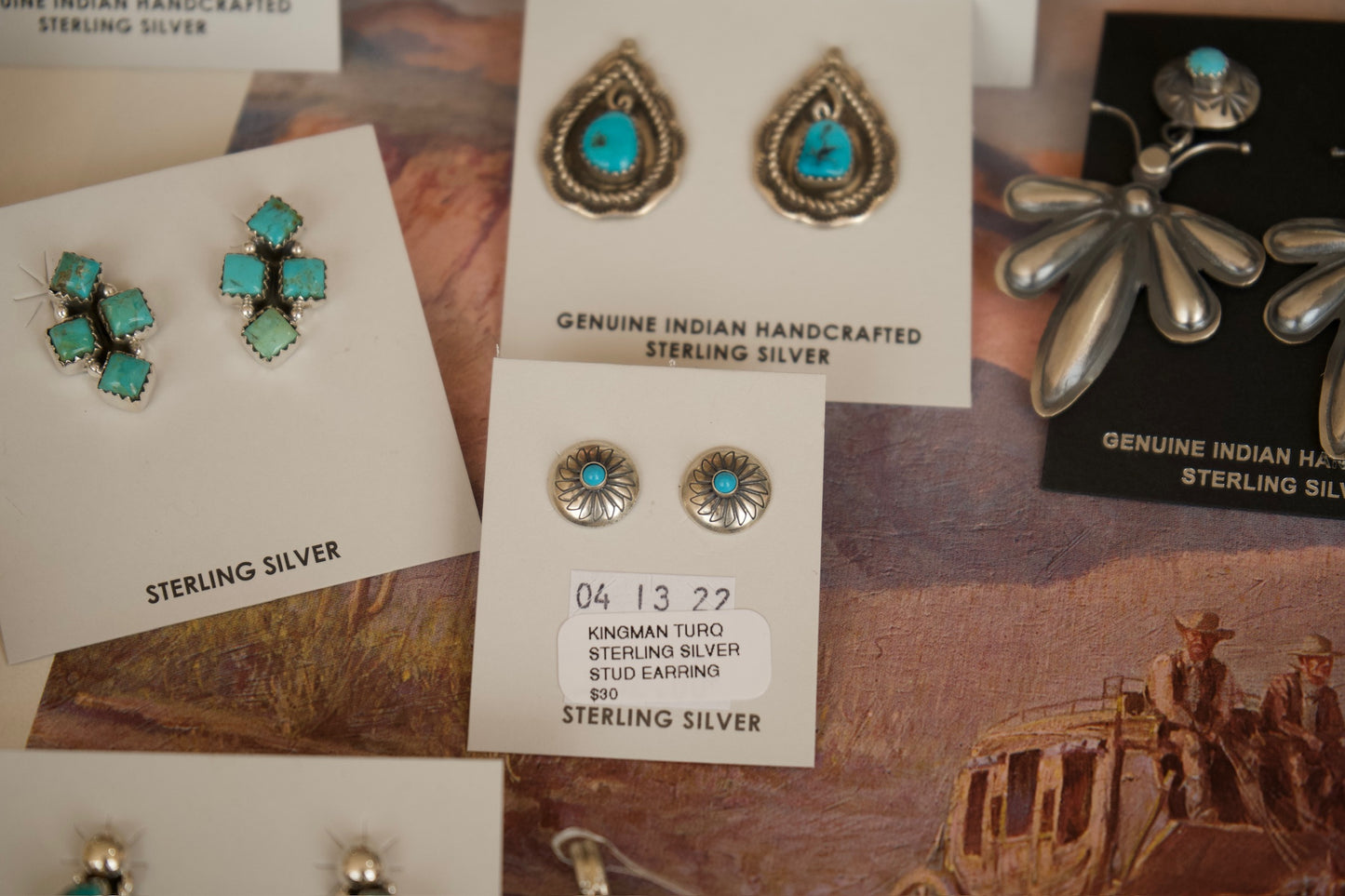 Dainty Daily Turquoise Earrings