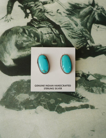 Donovan Nez Turquoise Stud Earrings