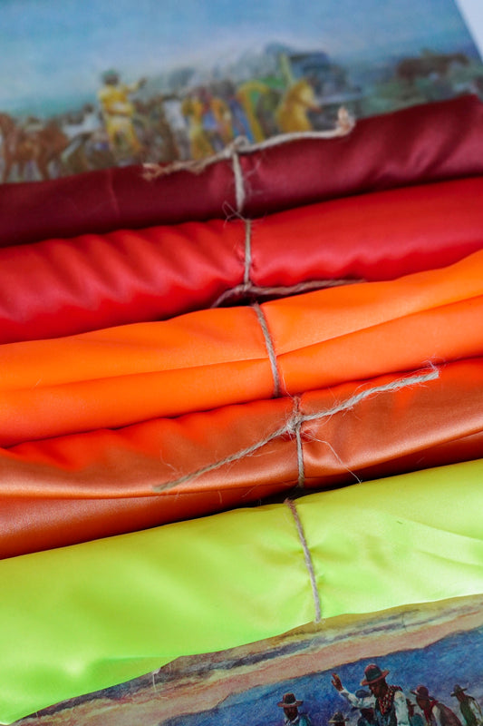 Yellow & Orange Solid Wild Rags