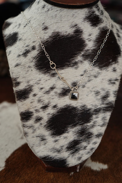 Dainty Stone & Snaffle Bit Necklaces