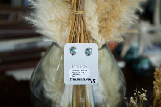 Dainty Daily Turquoise Earrings