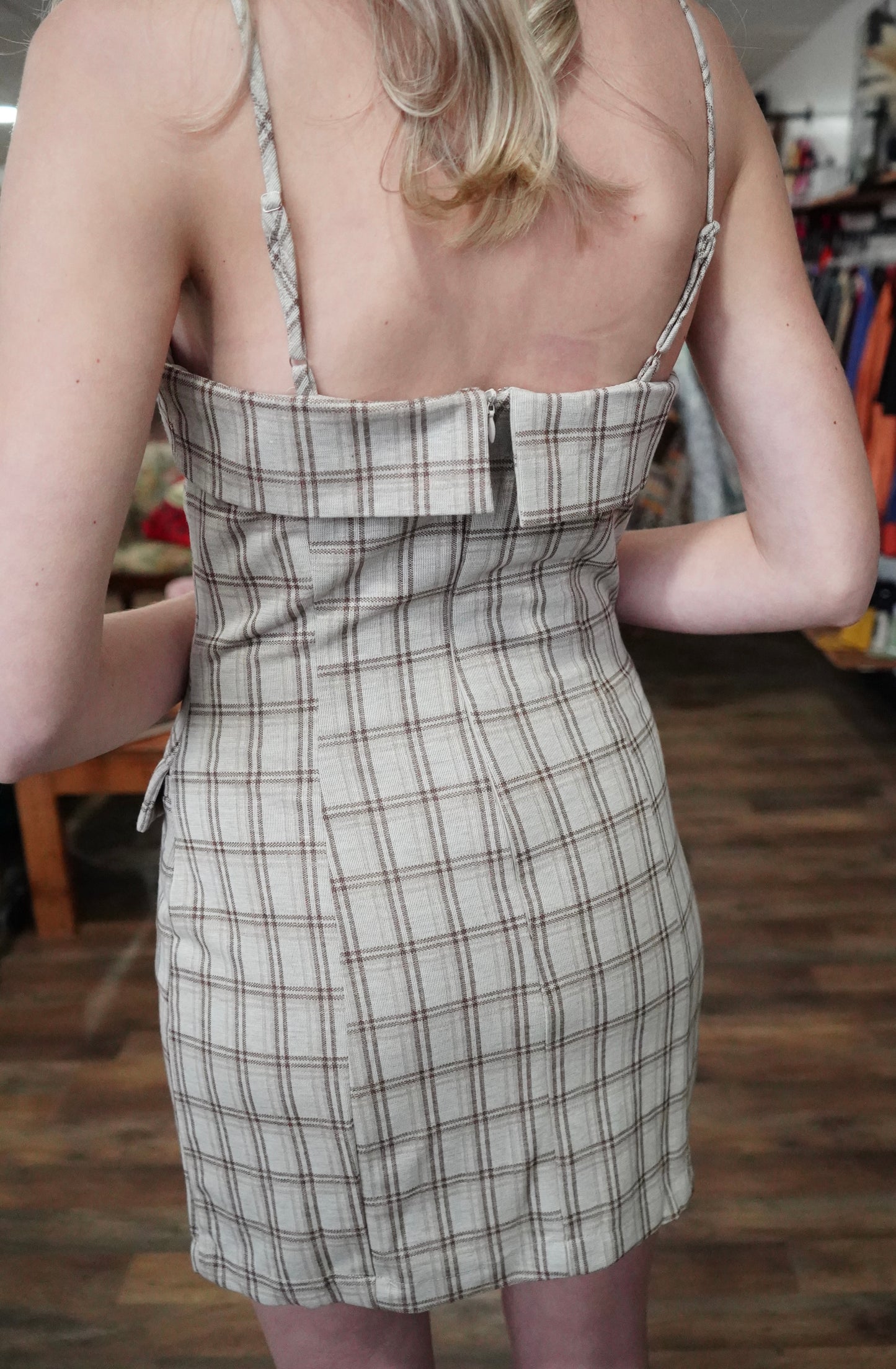 Daisy Spade Plaid Dress