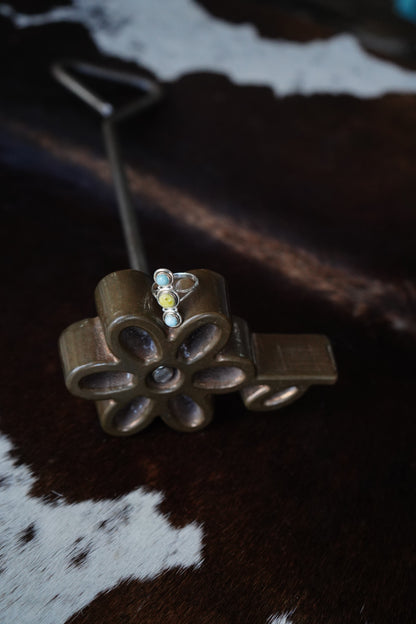 2 Stone Palomino w/ Golden Hills Ring