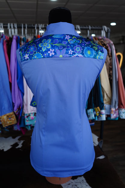 M - Mystery Man Paisley on Lilac Cotton Button Down