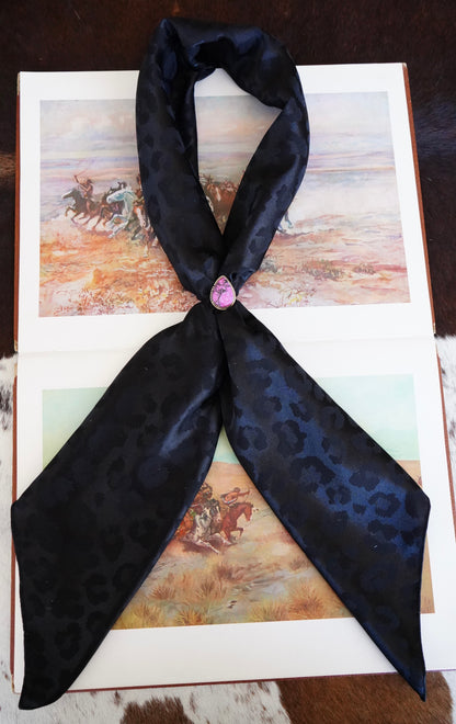 Large Jacquard Cheetah DS Wild Rags