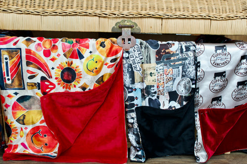 Rodeo Bum Handmade Satin & Minky Blankets