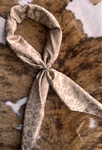 Load image into Gallery viewer, Tan Jacquard Double Sided Wild Rag