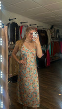 Load image into Gallery viewer, Breakfast in Italy Satin Floral Dress