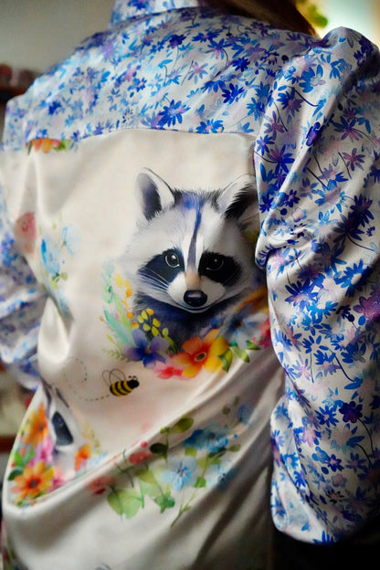 Daisy Original Floral Raccoon w/ Lilac Floral - Size 12