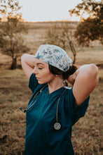 Load image into Gallery viewer, Satin Lined Scrub Caps and Bouffant/Sleeping Caps