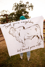 Load image into Gallery viewer, Brand Your Cattle Throw Blanket