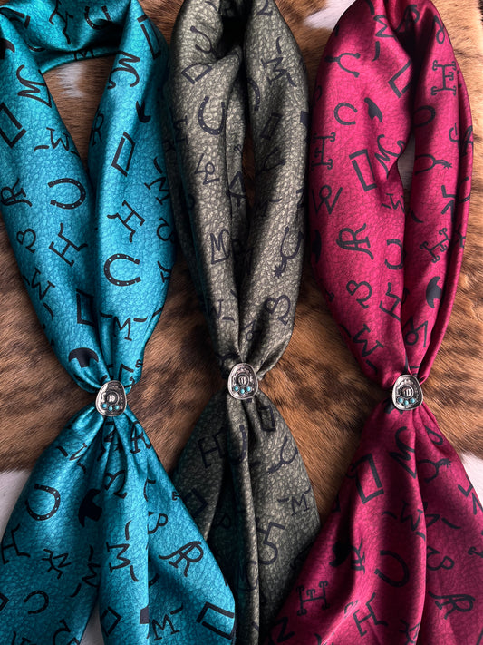 Branded Leather DS Wild Rag