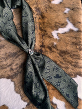 Load image into Gallery viewer, Olive Branded Leather DS Wild Rag