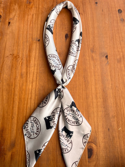 Support Your Local Ranchers Wild Rag - Maroon